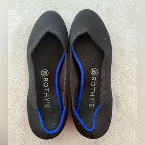 Rothy’s black flat 8.5